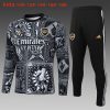 Felpa Allenamento Bambino Arsenal 2024 2025 Nero Bianco