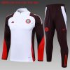 Felpa Allenamento Bambino Bayern Monaco 2024 2025 Bianco Porpora