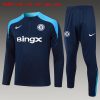 Felpa Allenamento Bambino Chelsea 2024 2025 Blu