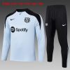 Felpa Allenamento Bambino FC Barcellona 2024 2025 Blu