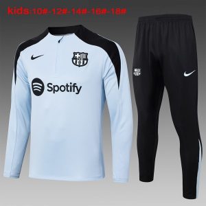 Felpa Allenamento Bambino FC Barcellona 2024 2025 Blu