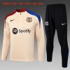 Felpa Allenamento Bambino FC Barcellona 2024 2025 Giallo Blu