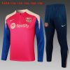 Felpa Allenamento Bambino FC Barcellona 2024 2025 Rosso Blu
