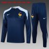 Felpa Allenamento Bambino Francia 2024 2025 Blu