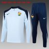 Felpa Allenamento Bambino Francia 2024 25 Blu