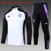 Felpa Allenamento Bambino Germania 2024 2025 Bianco Nero