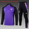 Felpa Allenamento Bambino Germania 2024 2025 Porpora Nero