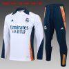Felpa Allenamento Bambino Real Madrid 2024 2025 Bianco Blu