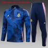 Felpa Allenamento Bambino Real Madrid 2024 25 Blu