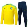 Felpa Allenamento Brasile 2024 2025 Giallo Verde