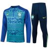 Felpa Allenamento Brasile 2024 2025 Verde Blu