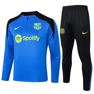 Felpa Allenamento FC Barcellona 2024 2025 Blu Bianco