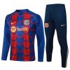 Felpa Allenamento FC Barcellona 2024 2025 Blu Rosso