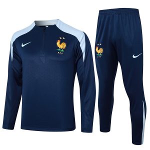 Felpa Allenamento Francia 24 2025 Blu