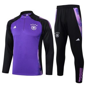 Felpa Allenamento Germania 2024 2025 Porpora Nero