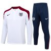 Felpa Allenamento Inglaterra 2024 2025 Bianco Rosso