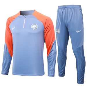 Felpa Allenamento Inter Milan 2024 2025 Grigio Arancione