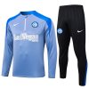 Felpa Allenamento Inter Milan 2024 2025 Grigio Blu