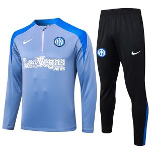 Felpa Allenamento Inter Milan 2024 2025 Grigio Blu