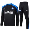 Felpa Allenamento Inter Milan 2024 2025 Nero Blu
