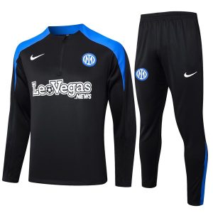 Felpa Allenamento Inter Milan 2024 2025 Nero Blu