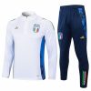 Felpa Allenamento Italia 2024 2025 Bianco