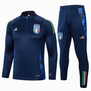 Felpa Allenamento Italia 24 2025 Blu
