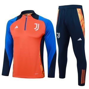 Felpa Allenamento Juventus 2024 2025 Arancione Blu