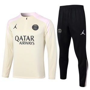 Felpa Allenamento Paris Saint Germain 2024 2025 Giallo Rosa