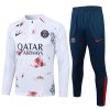 Felpa Allenamento Paris Saint Germain 2024 25 Bianco