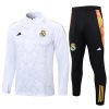 Felpa Allenamento Real Madrid 2024 2025 Bianco Grigio