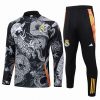 Felpa Allenamento Real Madrid 2024 2025 Nero Grigio
