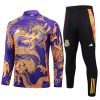 Felpa Allenamento Real Madrid 2024 25 Porpora Giallo