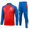 Felpa Allenamento Spagna 2024 2025 Rosso Blu