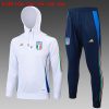 Felpa Cappuccio Bambino Italia 2024 2025 Bianco