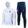 Felpa Cappuccio Italia 2024 2025 Bianco