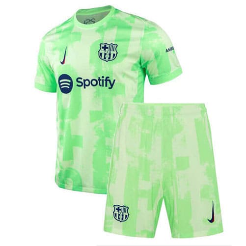Maglia Calcio FC Barcellona Set Bambino Terza 2024 2025
