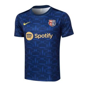 Thailandia Maglietta Calcio Formazione FC Barcellona 2024 2025 Blu