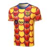Thailandia Maglietta Calcio Formazione FC Barcellona 2024 2025 Giallo Rosso