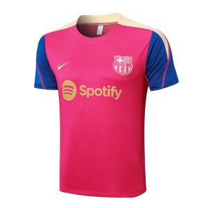 Thailandia Maglietta Calcio Formazione FC Barcellona 2024 2025 Rosso Blu