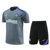 Thailandia Maglietta Calcio Formazione Inter Milan 2024 2025 Grigio Nero