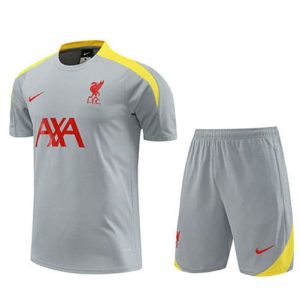 Thailandia Maglietta Calcio Formazione Liverpool 2024 2025 Grigio