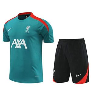Thailandia Maglietta Calcio Formazione Liverpool 2024 2025 Verde Nero