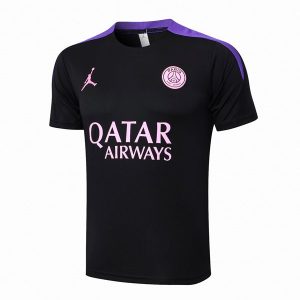 Thailandia Maglietta Calcio Formazione Paris Saint Germain 2024 2025 Nero Porpora