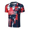 Thailandia Maglietta Calcio Formazione Paris Saint Germain 2024 2025 Rosso Blu