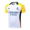 Thailandia Maglietta Calcio Formazione Real Madrid 2024 2025 Bianco Giallo