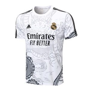 Thailandia Maglietta Calcio Formazione Real Madrid 24 2025 Bianco