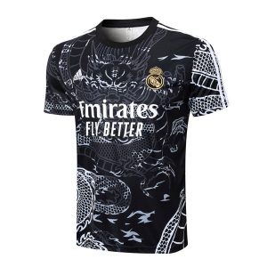 Thailandia Maglietta Calcio Formazione Real Madrid 24 2025 Nero