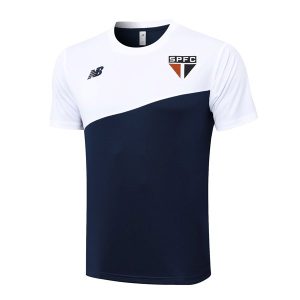 Thailandia Maglietta Calcio Formazione Sao Paulo 2024 2025 Bianco Blu