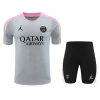 Thailandia Maglietta Calcio Formazione Set Paris Saint Germain 2024 2025 Grigio